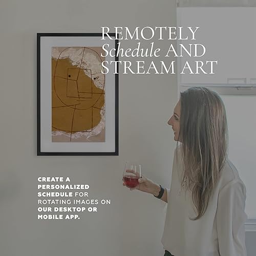 Miniatura 5 de Canvia Smart Digital Canvas Display and Frame - for Fine Painting, Wall Art, NFTs, Personal Photos &amp; Videos - Advanced HD Display, NFT