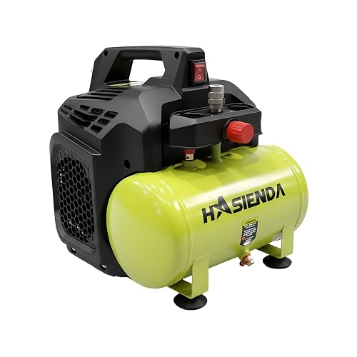 HASIENDA 2 Gallon Quiet Air Compressor product photo (Air Compressors) — ScooterReviewPro review