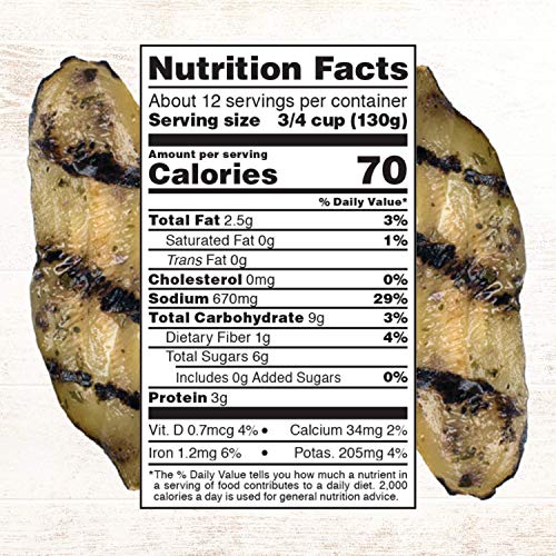 Roland Foods Grilled Zucchini Marinated In Vinegar And Oil, Specialty Imported Food, 70.5-Ounce Package #TOP4