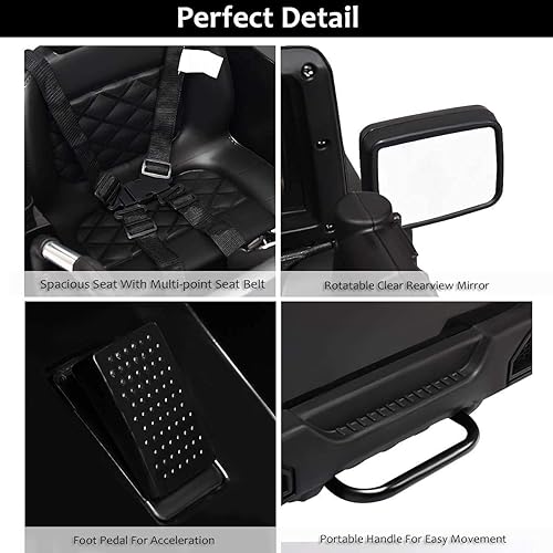 Miniatura 5 de FFlyer - Auto de montar para niños, camión eléctrico con batería de 12 V con control remoto Bluetooth de 2.4 GHZ, puertas magnéticas dobles,