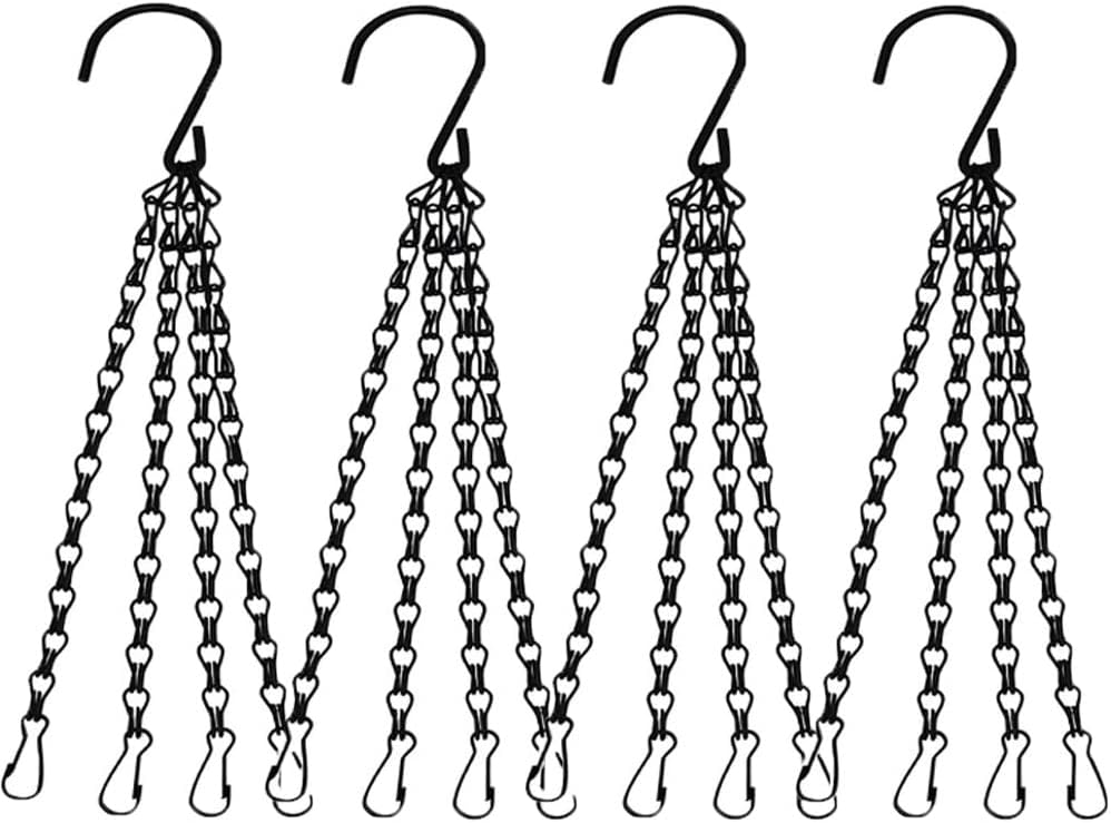 Andy's Orchids 4 Strand Metal Hanging Baskets Chain with