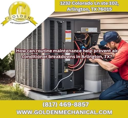 How can routine maintenance help prevent air conditioner breakdowns in Arlington, TX?