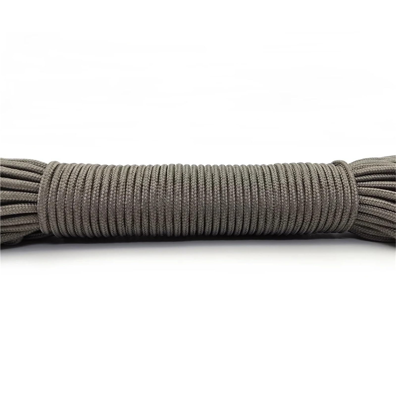 Paracord 3mm Paracord Lanyard Rope Parachute Cord Hiking Camping Clothesline Bracelet Accessory One Core 100ft 328ft(GRAY,100ft(31m))