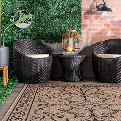 nuLOOM Traditional Indoor Outdoor Area Rug #TOP22