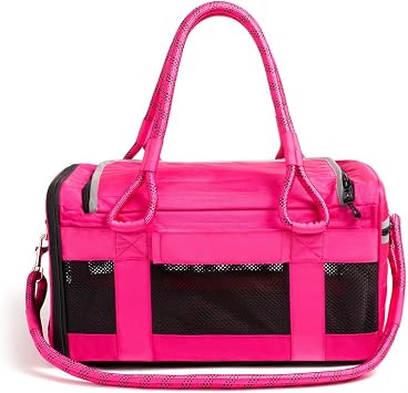 ROVERLUND Airline-Compliant Pet Carrier | Includes Leash | for Pets up to 20lbs