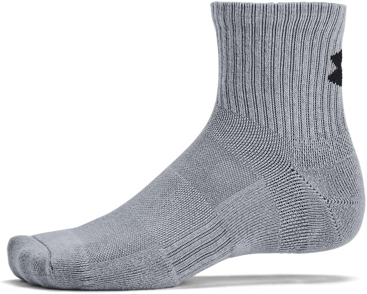Under Armour Unisex-Adult Training Cotton Quarter Socks, Multipairs - Image 2