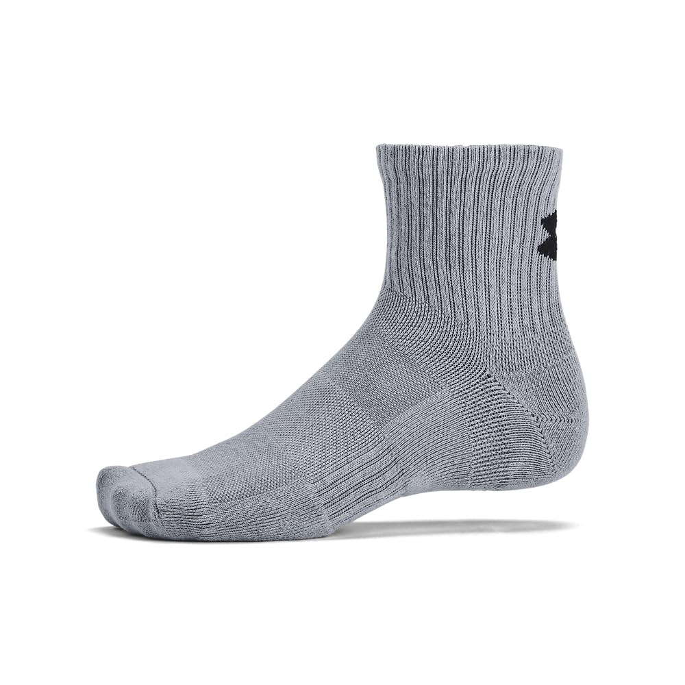 Under Armour Training Cotton Quarter Socks 3 Pack Calcetín Unisex adulto (Pack de 6)