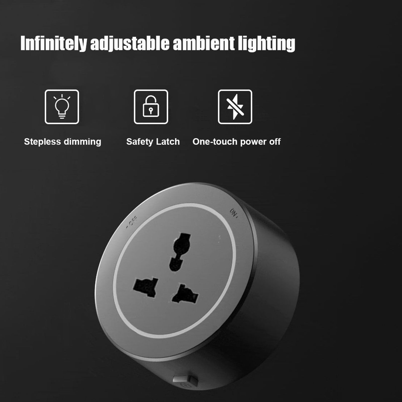 Multipresa da parete ad alta potenza da 8000 W con adattatore rimovibile a 3 fori, adattatore da 2500 W 110-250 V per mobili da cucina, uffici domestici,100cm