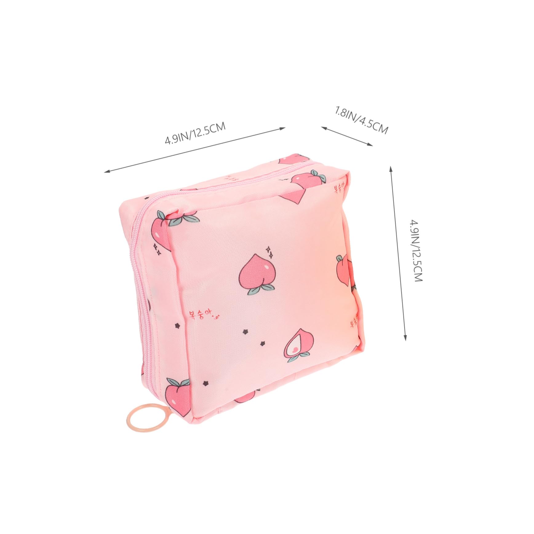 Healeved 10piezas Bolsa De Almacenamiento De Compresas Menstruales Adorables y Portátiles Diseño De Frutas Para Viajes y Uso Diario