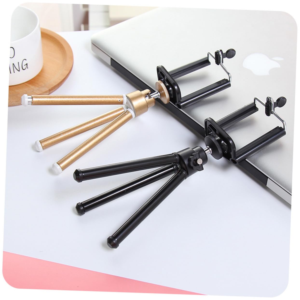 QUMIIRITY Retractable Mini Tripod for Smartphones and Tablets Compact Section Design Photography Compatibility for Phones and Small Cameras