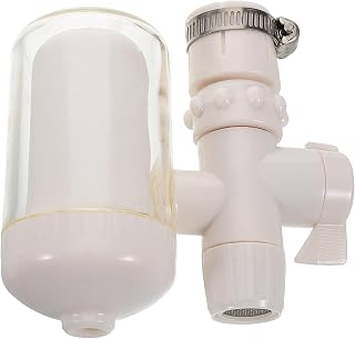 Abaodam Filtro de Grifo de Cocina y Baño Fácil Instalación, Plástico Duradero y Purificador para Agua Dura, Adecuado para Hogar y Lavabo