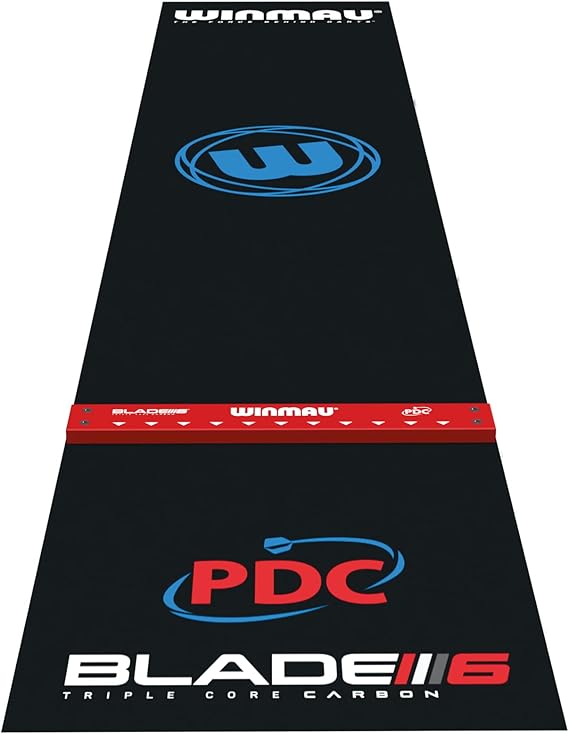 Tapis Fléchettes Roleo Antidérapant - Marquage Distance Officielle 237cm