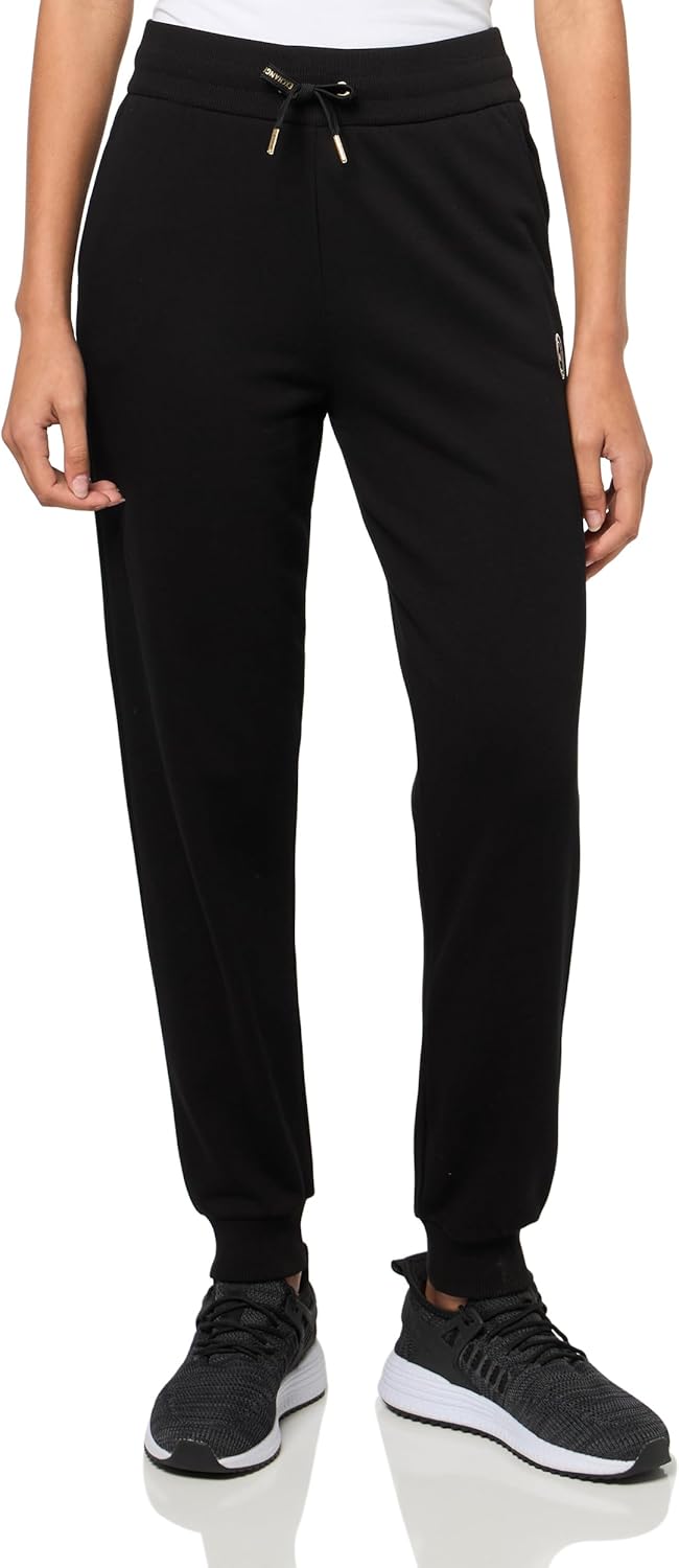 Armani Exchange Women's Circle Moon Graphic French Terry Jogger Pants