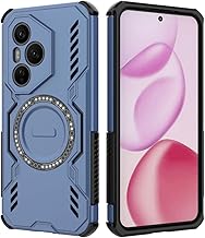 GOKEN Hülle für Honor 400 Pro - Stoßfeste Schutzhülle, Handyhülle mit Bumper Silikon und Hart-PC, Verstärkte Ecken, Armor Modernes Design - Blau