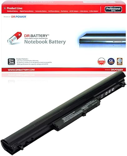 Miniatura 1 de DR. BATTERY VK04 - Batería compatible con HP Pavilion Sleekbook 14 15 695192-001 694864-851, YB4D TPN-Q113 TPN-Q114 H4Q45AA 4 V2200 0 mAh32 Wh.