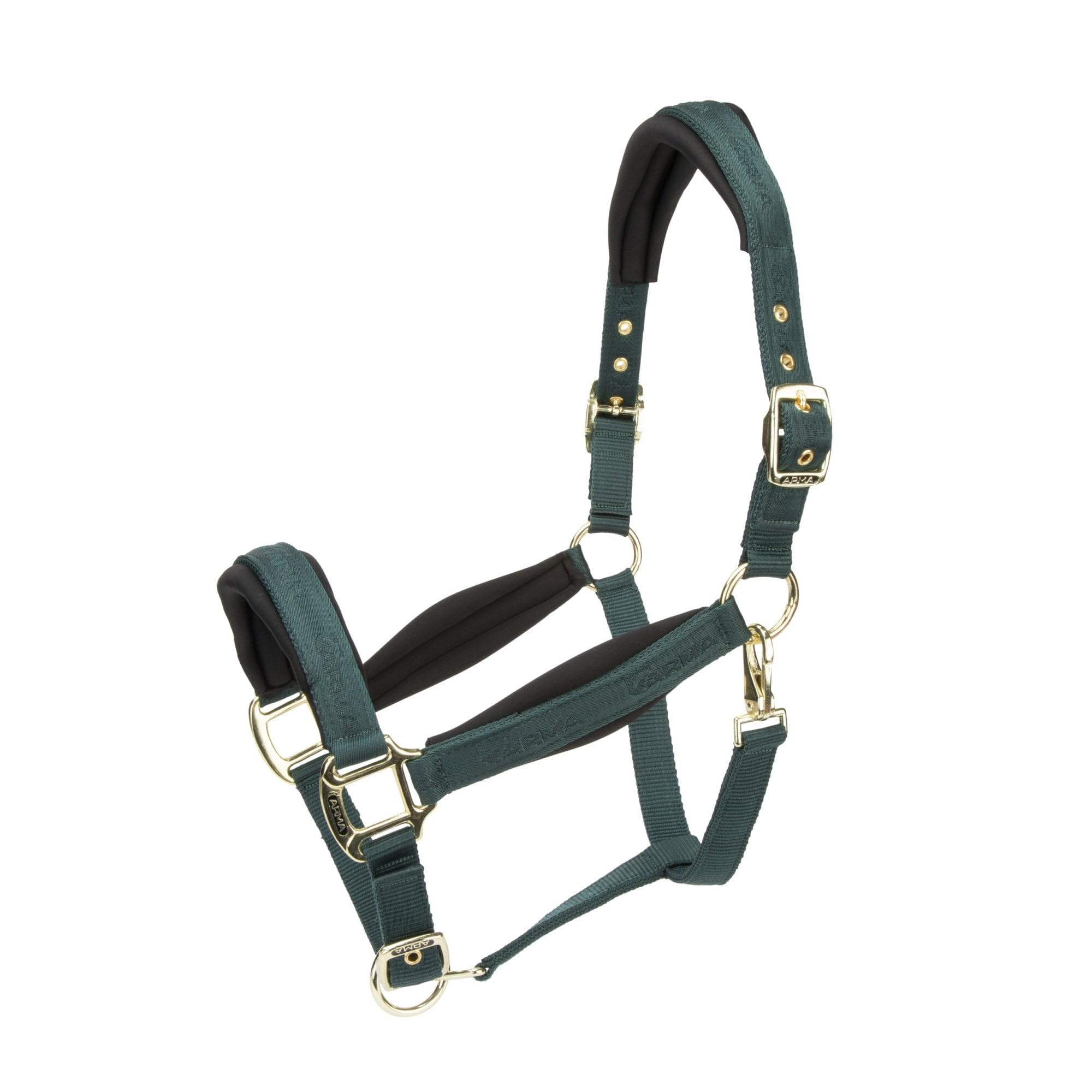 Shires ARMA Padded Headcollar - Green Cob