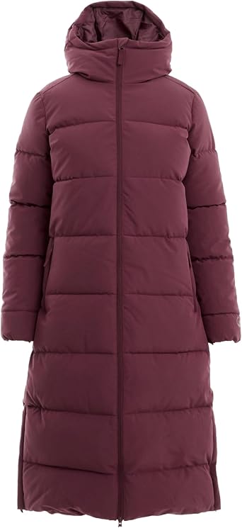 NORTH RIDGE Women s Roaming Insulated Longline Jacket with Cosy Hood & Zipped Hem Vents, Warm & Water-repellent Ladies Winter Coat, Ideal for Casual Everyday Wear, Commuting & Walking