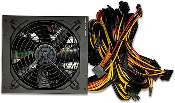 2000W 2400W 2600W 180V-260V ETH ATX Bitcoin Mining Power Supply 95% Efficiency Support 8 GPU Display Cards for BTC Miner Mining2000W