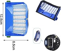 Vista 3 de Piezas de repuesto compatibles con iRobot Roomba 600 Series 614 618 620 630 650 651 665 680 690 692, filtro, cepillo lateral, accesorios de cepillo