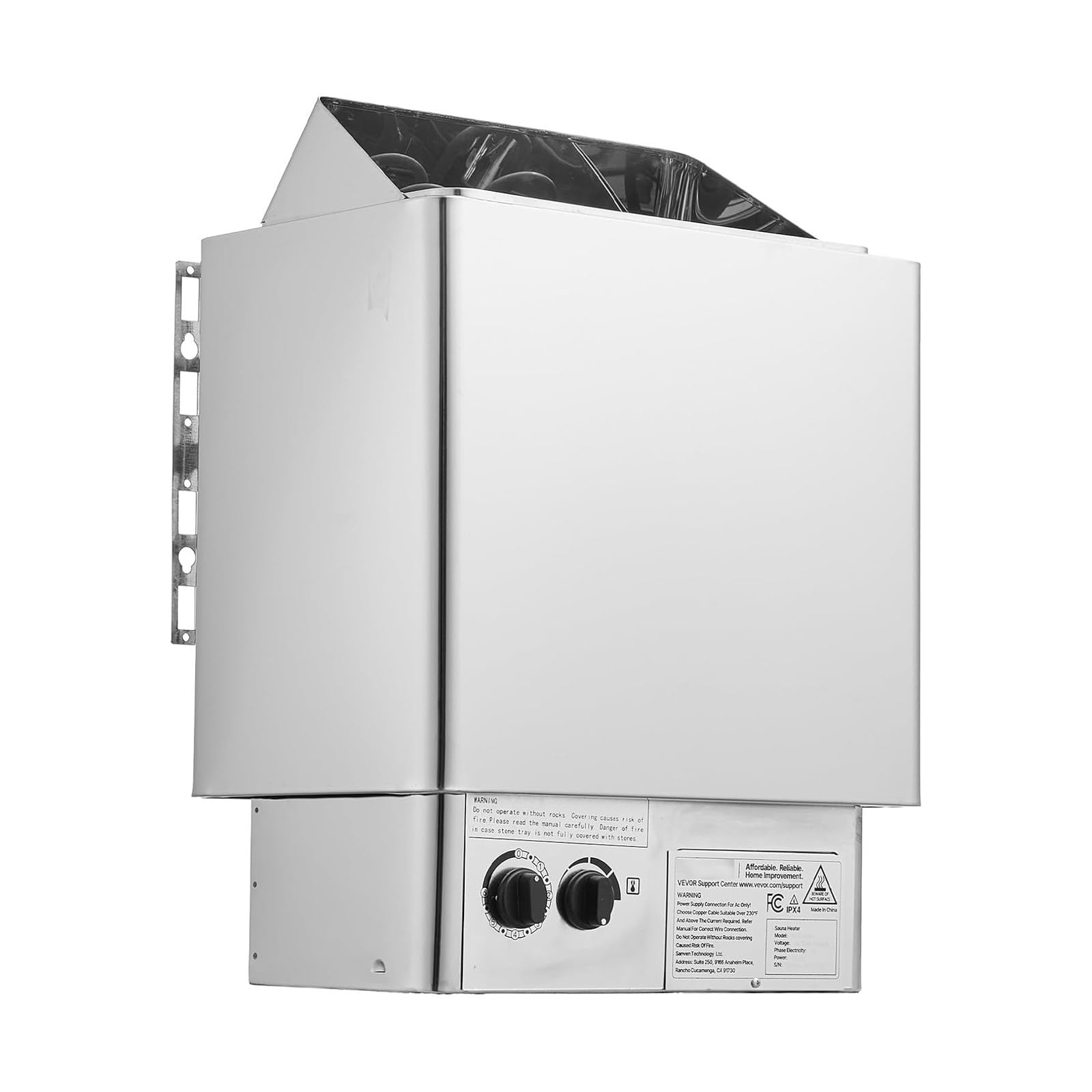 Elektryczny Piec do Sauny, Sterowanie Wewnętrzne, Wbudowany Piec do Sauny, Piec do Sauny ze Stali Nierdzewnej, do Sauny o Pojemności 5 M³ - 9 M³, 220 V 6KW
