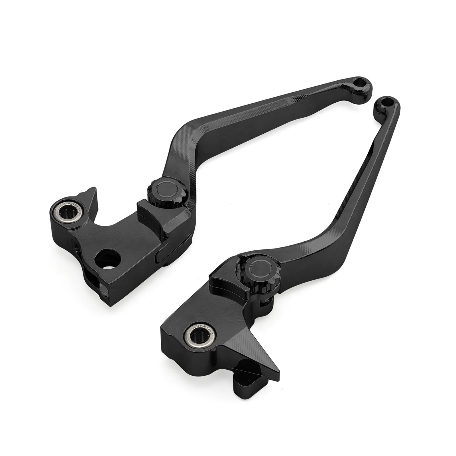 Riderai Black-Long Motorbike Clutch Levers Brake Levers For Sportster Iron Xlh 883 1200 Xl883n Xl1200n For Custom X48 Forty-Eight Seventy-Two 2004-2013(Black-Long)
