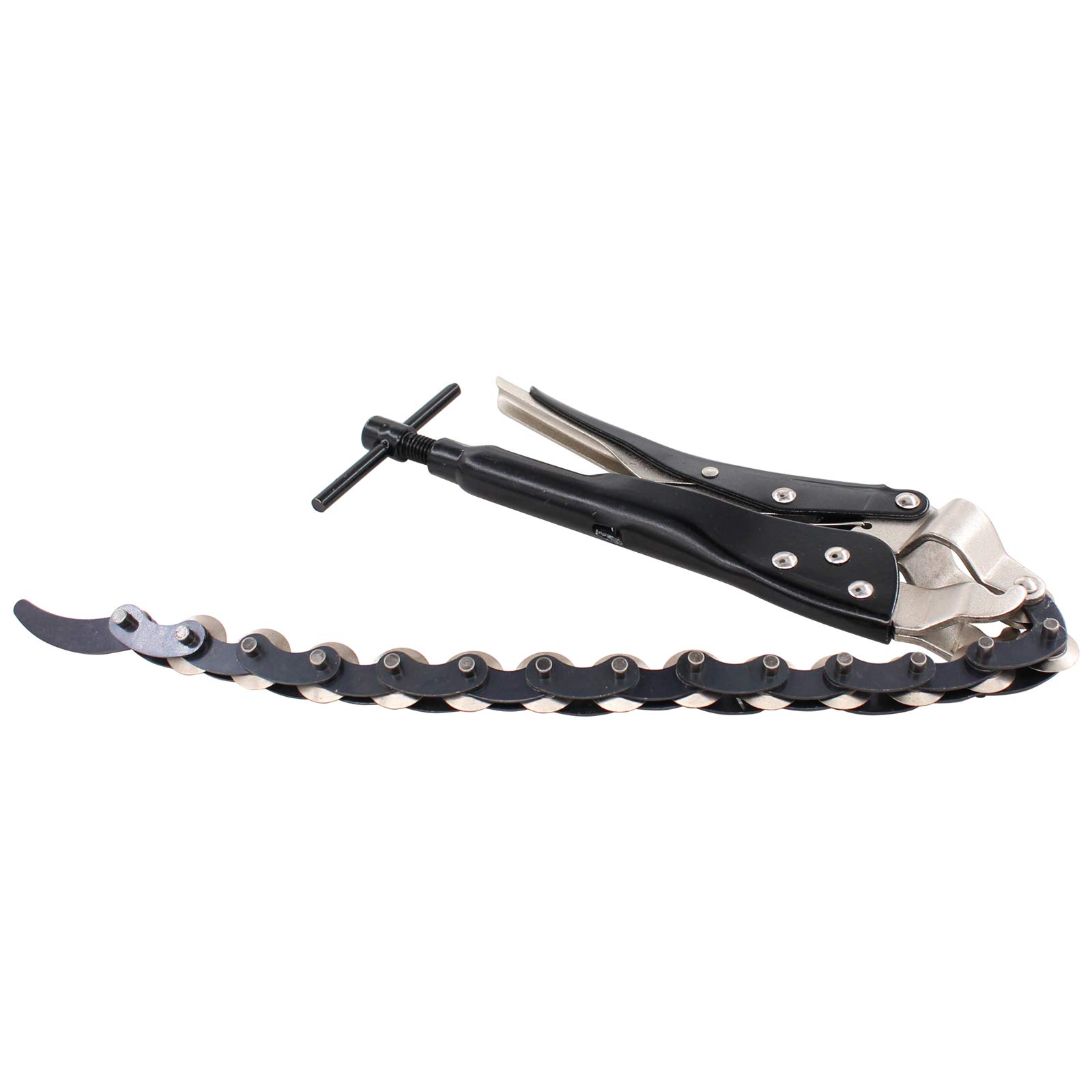 Auspuffrohrschneider Kettenschneider Kettenrohrabschneider Stahlrohrabschneider 19-83 mm Universal für Stahl Kupfer PVC Aluminium