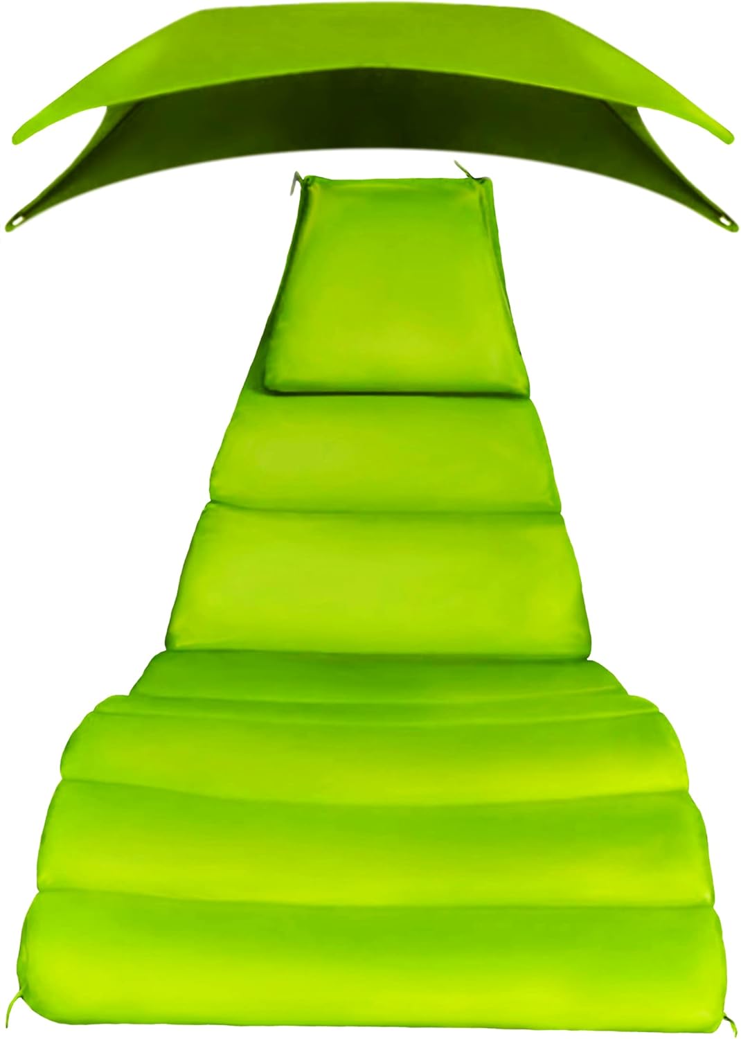 weatherproof replacement cushion pad and umbrella for hanging lounge chair outdoor chaise hanging hammock chair - long-lasting, fade-resistant, quick-dry, outdoor lounge replacement set - green