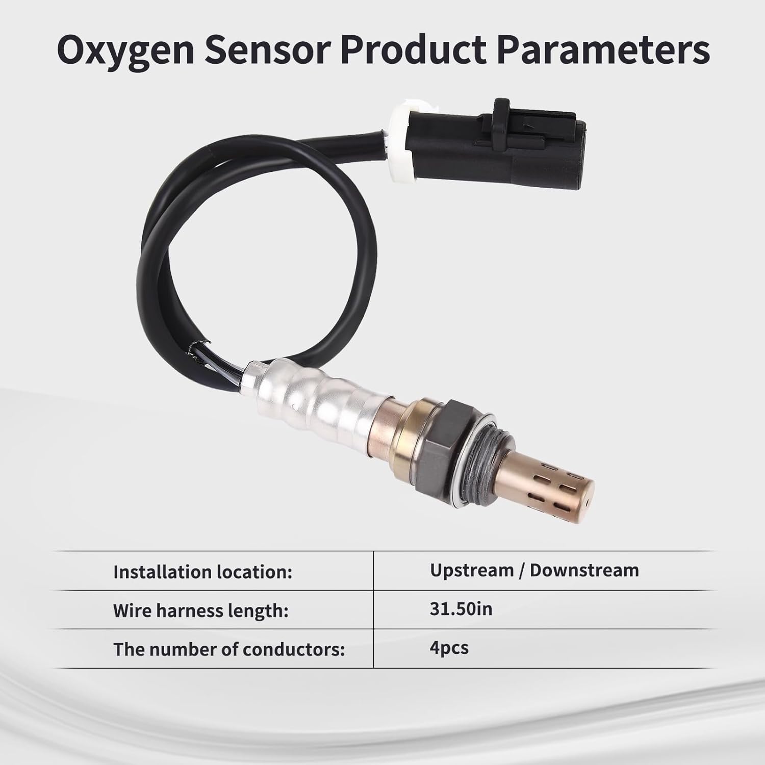 O2 Oxygen Sensor Upstream and Downstream Fits for Ford F150 F250 F350 Ranger Explorer Escape, for Mercury Grand Marquis Mariner, for Lincoln Town Car LS, for Mazda Tribute Replace 15717 4Pcs