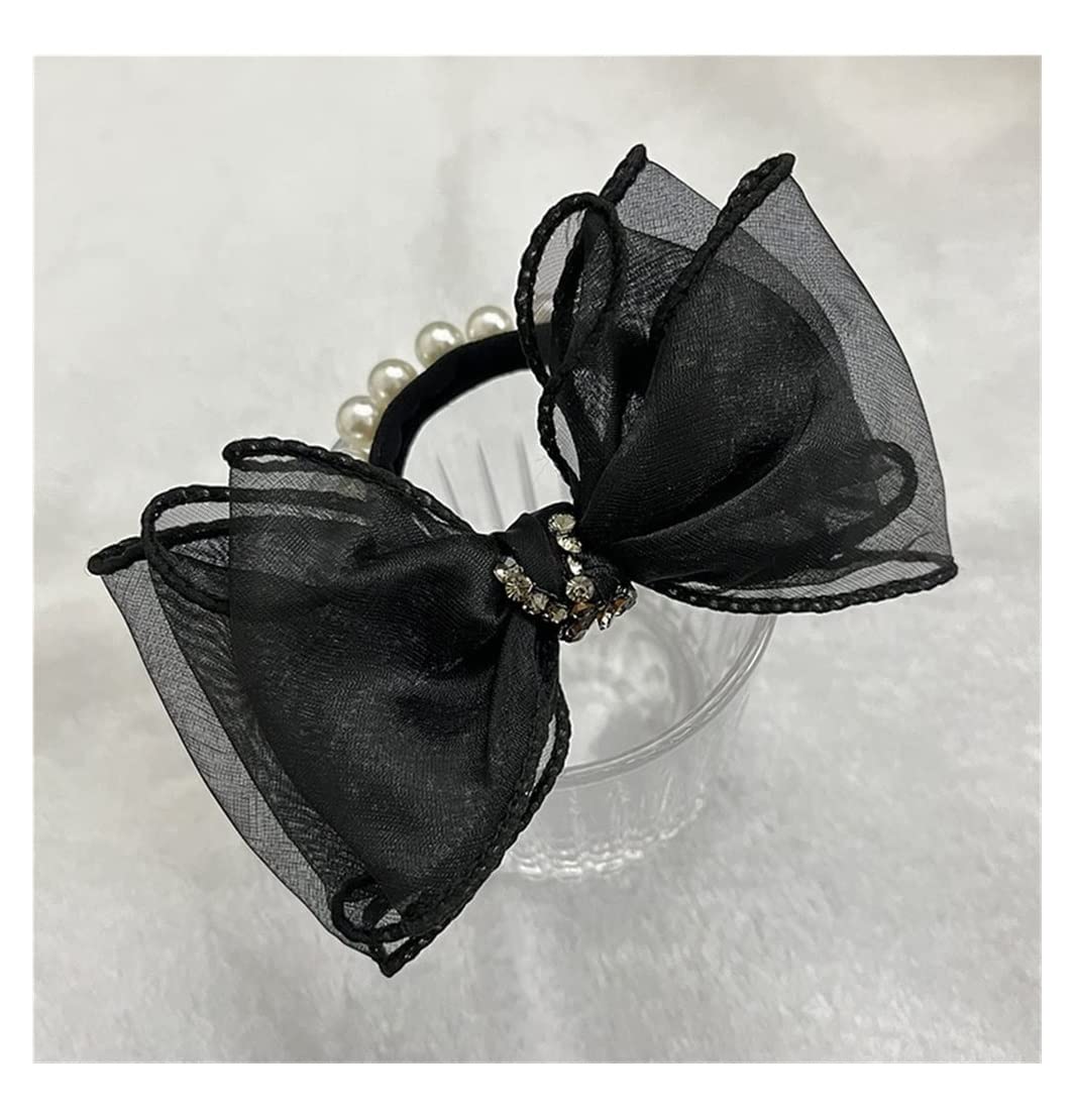 Scrunchies Per Capelli 3pcs Pizzo Fiocco Corda Per Capelli Maglia Anello Per Fondina Per Testa A Sfera Per Elastici Per Coda Di Cavallo