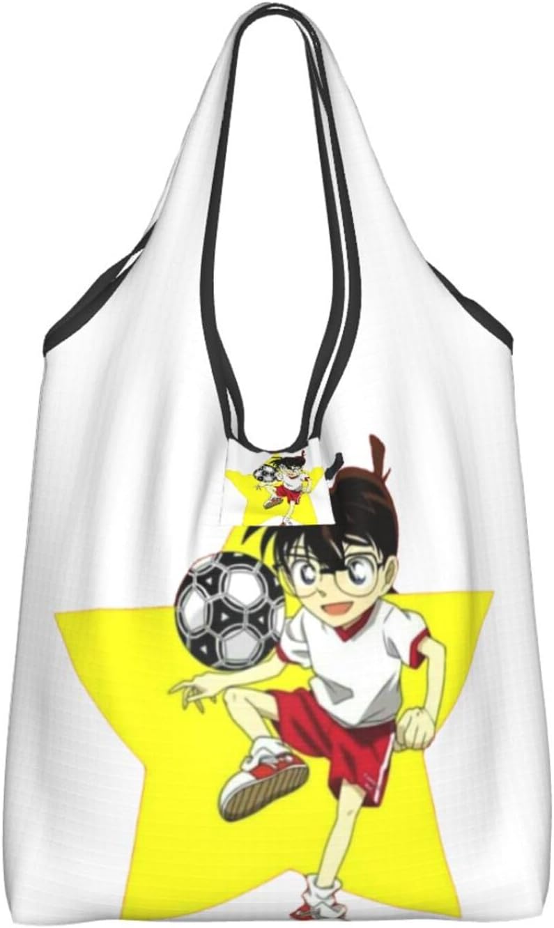 [Tioebnd] コナン 軽量片肩掛けコンビニエンスバッグ 大容量 折りたたみ ショルダーバッグ メンズ レディース 通勤通学