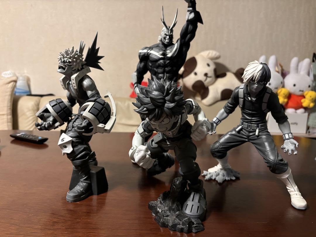 SMSP ヒロアカ モノクロ C賞 4種 緑谷出久 オールマイト 爆豪 轟