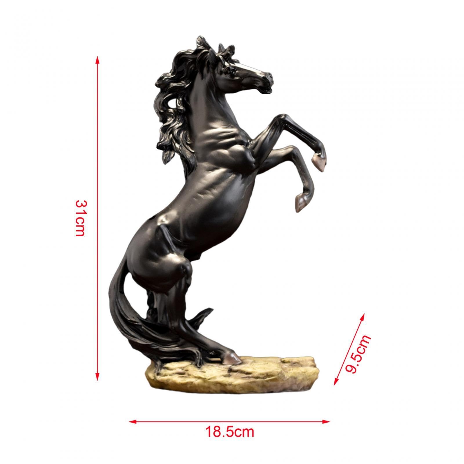 Amazon.com: IEUDNS Standing Horse Statue Figurine Hand Crafted