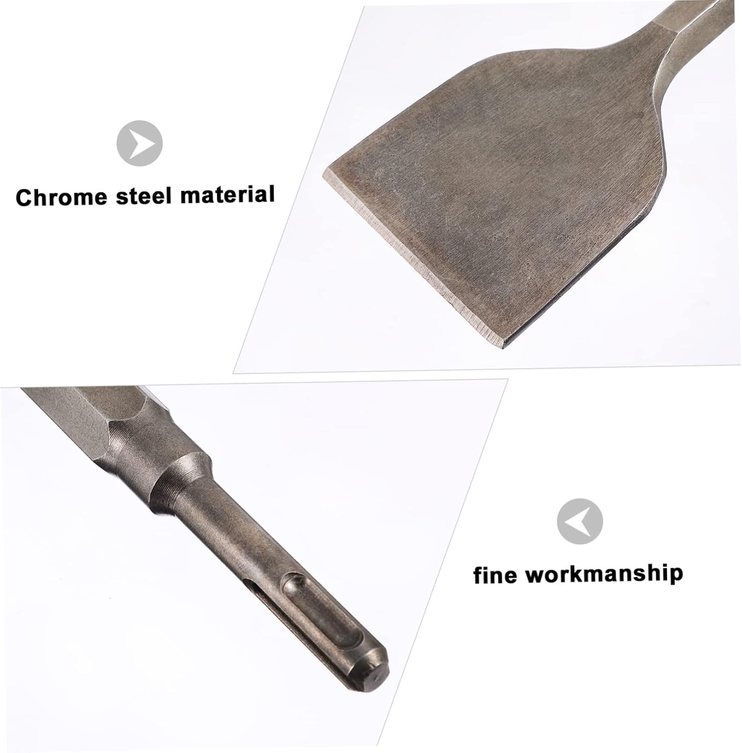 Masonry Chisel for Concrete Wide Bent Chisel Electric Hammer Drill Tool Masonry Drill Bits for Brick