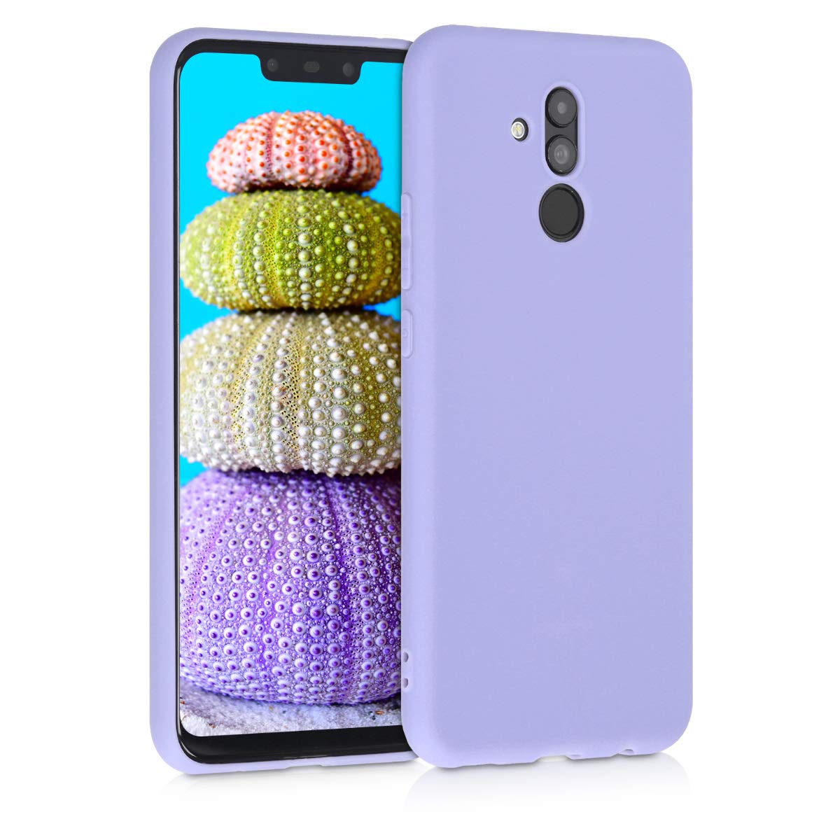 Kwmobile Cover In Silicone TPU Per Huawei Mate 20 Lite – Morbida, Antiscivolo, Leggera E Perfettamente Aderente (Malva Pastello)