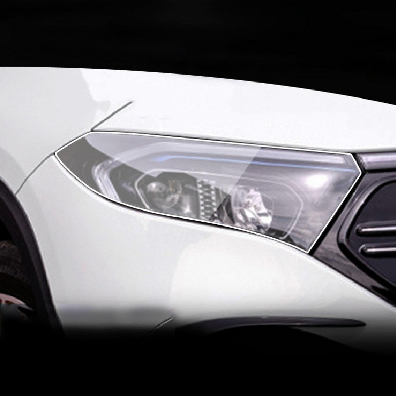 Car Exterior PPF Transparent Protective Film TPU Anti Scratch Headlamps Protective Film，for Mercedes-Benz EQA EQB 2021-2022
