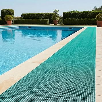 Petgrow Thick PVC Drainage Floor Mat 3FTX13FT,Non-Slip Pool Commercial Mesh Hole,Heavy Duty Deck Hollow Mat for Wet Area Bathroom Bath Shower Kitchen Restaurant Garage,Outdoor Indoor Rug,Custom Size