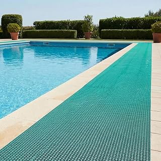 Petgrow Thick PVC Drainage Floor Mat 3FTX10FT,Custom Size Pool Mesh Hole