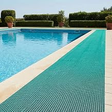 Petgrow Thick PVC Drainage Floor Mat 4FTX23FT,Non-Slip Pool Commercial Mesh Hole,Heavy Duty Deck Hollow Mat for Wet Area Bathroom Bath Shower Kitchen Restaurant Garage,Outdoor Indoor Rug,Custom Size