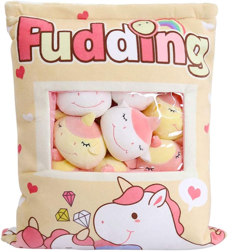 SHDZKJ Cute Bag of Cherry Plush Toy Soft Throw Pillow Stuffed Animal Toys Creative Gifts Room Decor
