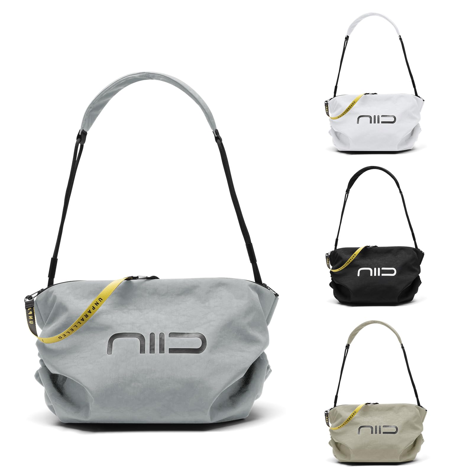 NIID S7 Hobo Bag for Women Men Dual-sided Use Tote Bag Large Capacity Work Sports Travel Leisure Crossbody Shoulder Bag