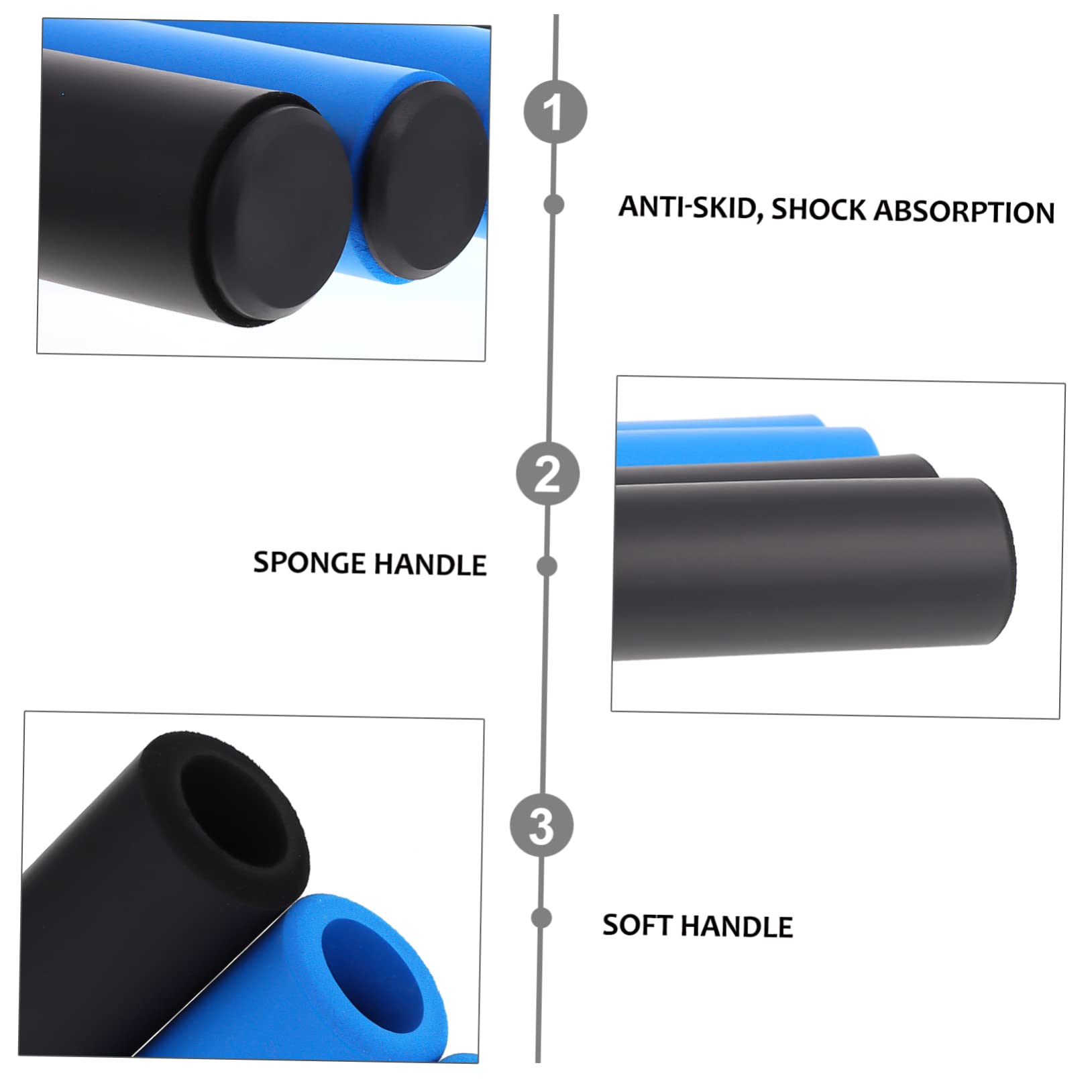YARNOW Poignée De Vélo Housses De Poignées De Guidon Housses De Poignées Ergonomiques Titulaires Vélo De Montagne Éponge Couverture De Guidon Poignée De Guidon De Vélo