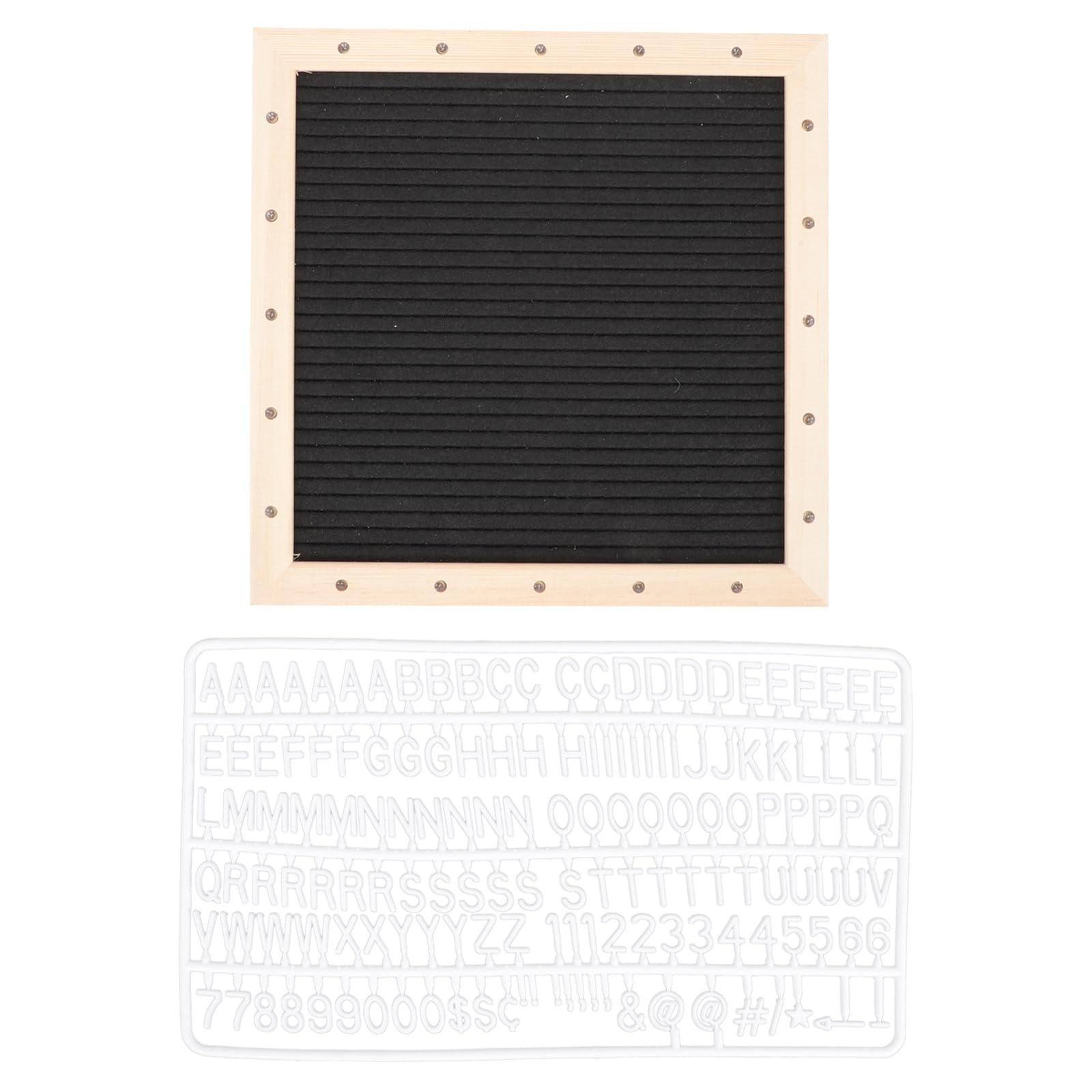 YARNOW LED Buchstabentafel und Filz mit LED Beleuchtung Kreatives Messageboard für Halloween und Geburtstage Inkl Buchstaben Satz und Knopfzellen