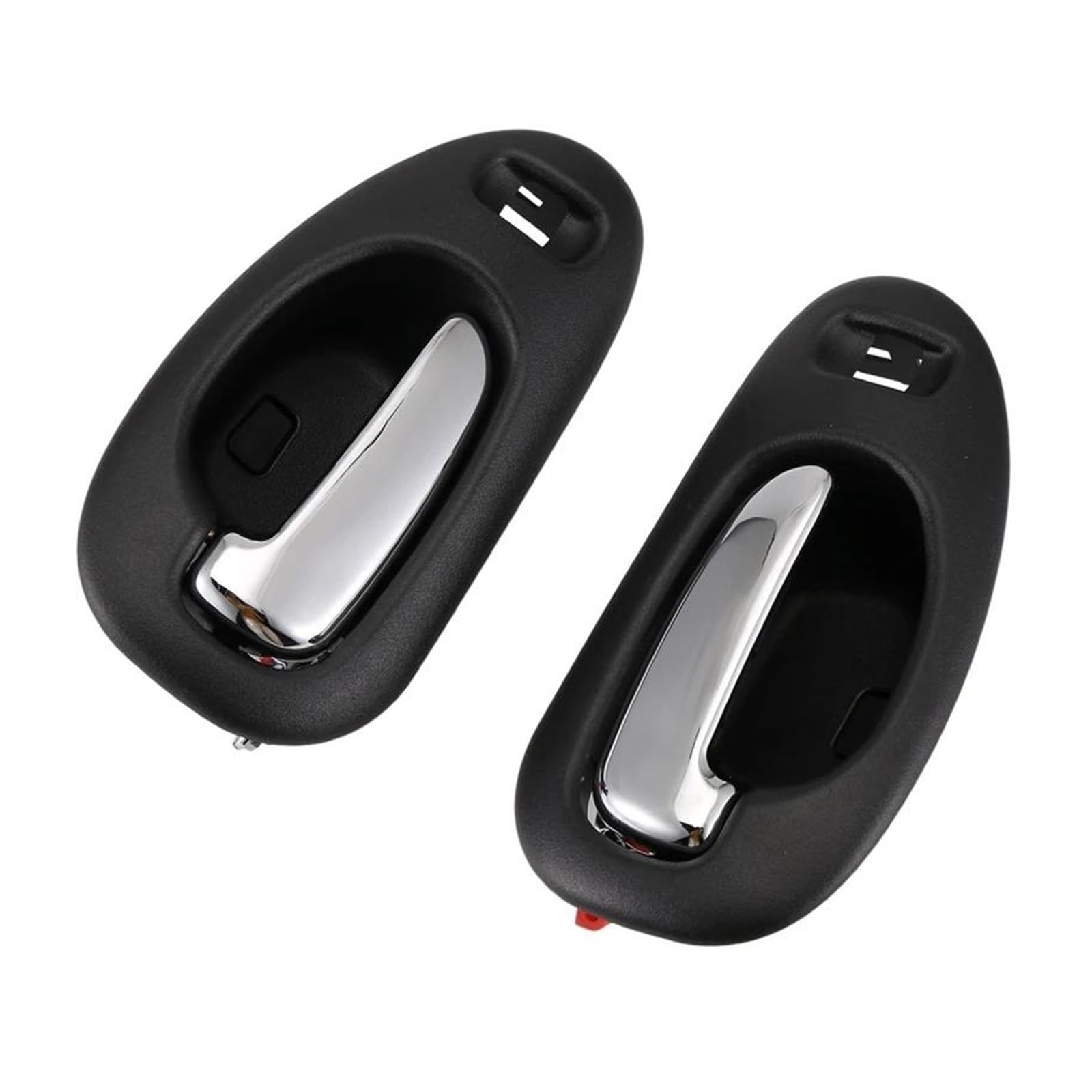 Fhcbutae One Color Door Handle Black Chrome Inside Interior Front Lh Rh Pair For Chrysler Lhs 300M For Concorde 5102847Aa 5102849Aa
