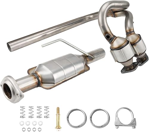 1 convertidor catalítico KAX de acero inoxidable O2 puerto para Wrangler 2004 2005 2006