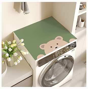 24 "x24" Washer And Dryer Top Protector Silicone Mat Square Waterproof