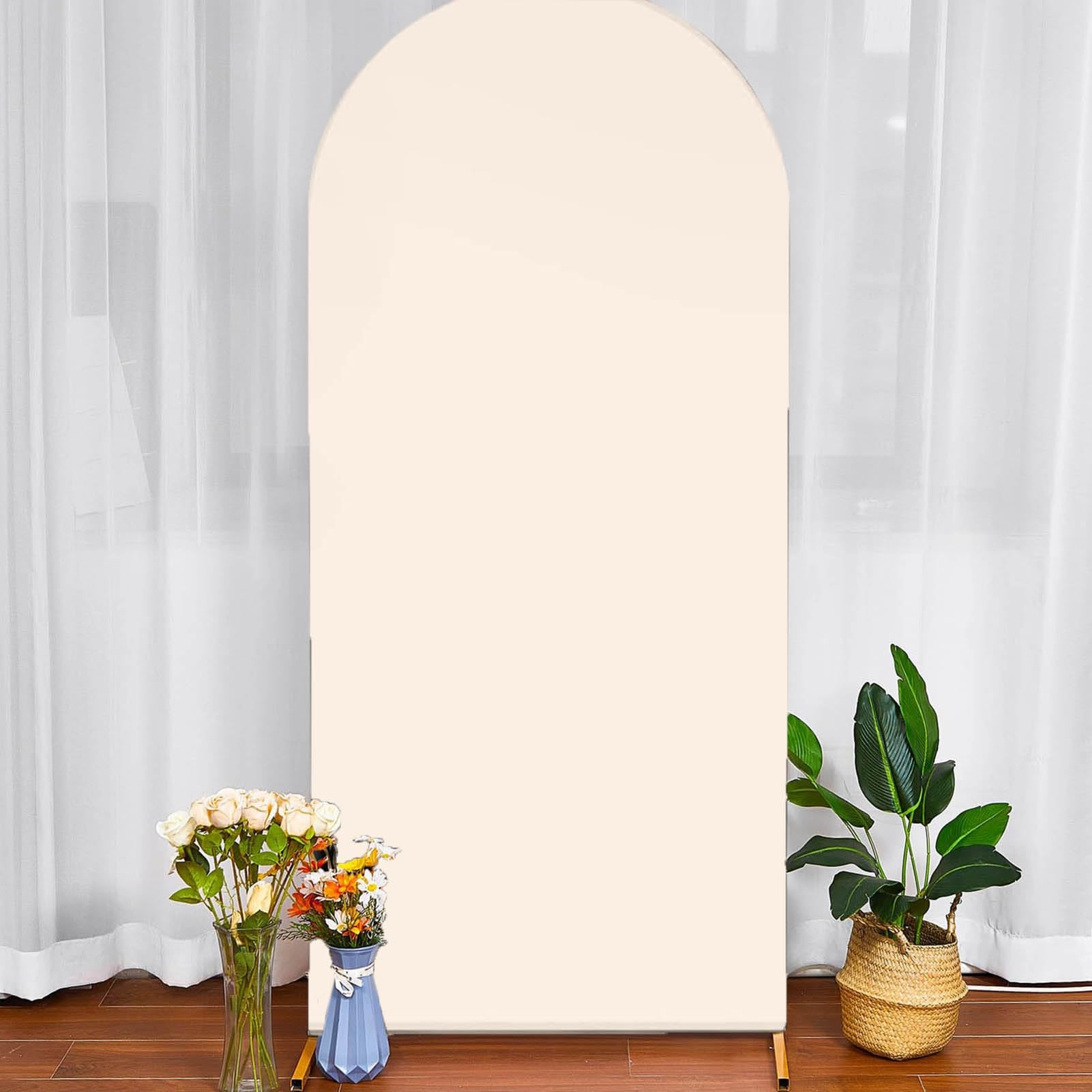 Boog Achtergrond Cover, 1x2m Ronde Top