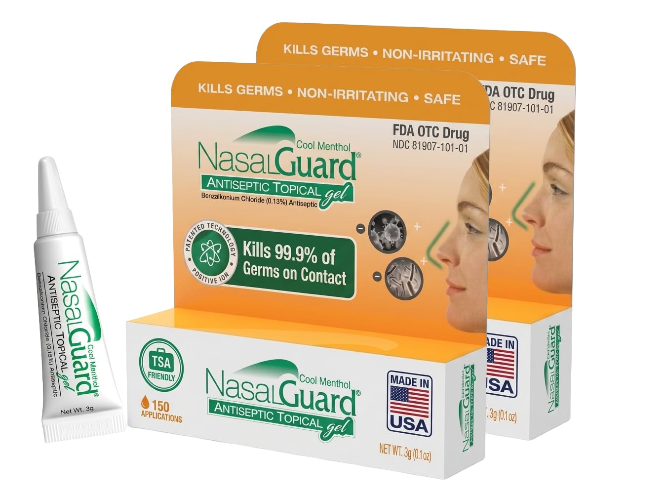 Antiseptic Topical Gel, Alcohol-Free, Unscented 3g — Amazon image 11