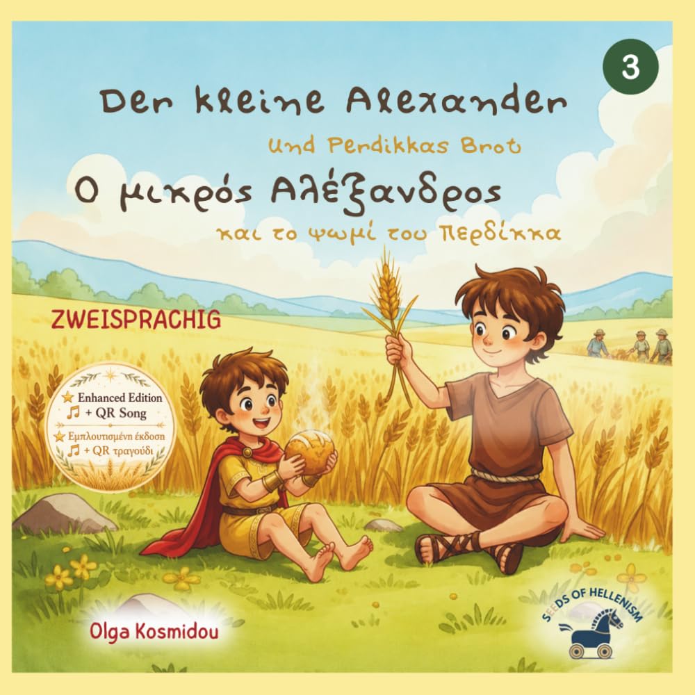 Der kleine Alexander und das Brot des Perdikkas: Eine zweisprachige Bio-Märchengeschichte (Griechisch–Deutsch) inspiriert von der Kindheit Alexanders ... aus der Kindheit Alexanders des Großen)