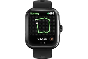 Smartwatch: Built-in GPS, Alexa, AMOLED HD Display, Fitness Tracker, 60+ Sports Modes,...