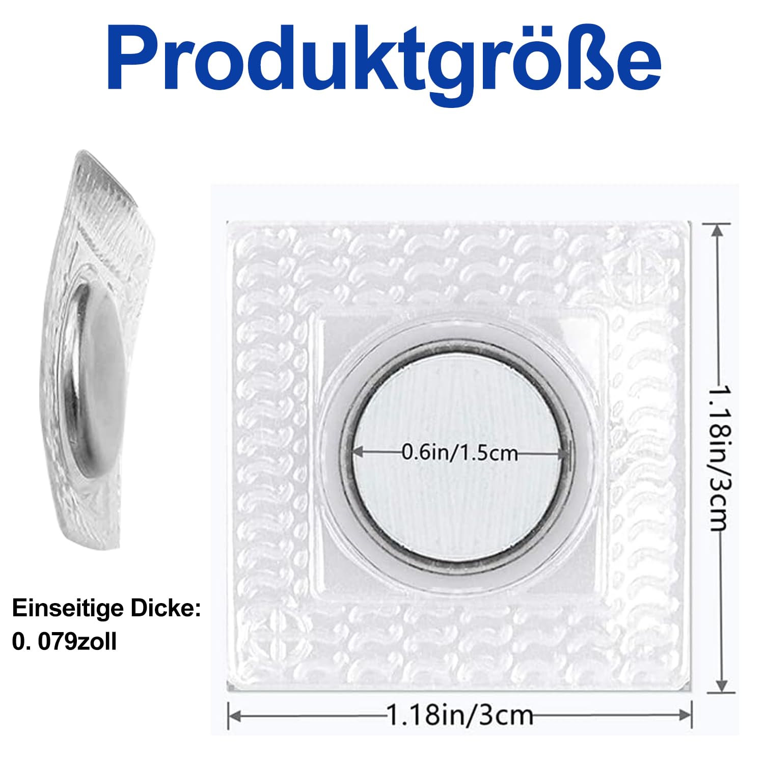 20 Paires Bouton Pression Aimanté, 25mm Pression Aimanté Couture, Magnétiques Invisibles En PVC, Fermoir Magnétique Bouton, Fermoir Magnetique Pour Sac à Main Vêtements Artisanat En Cuir(Magnet:1cm